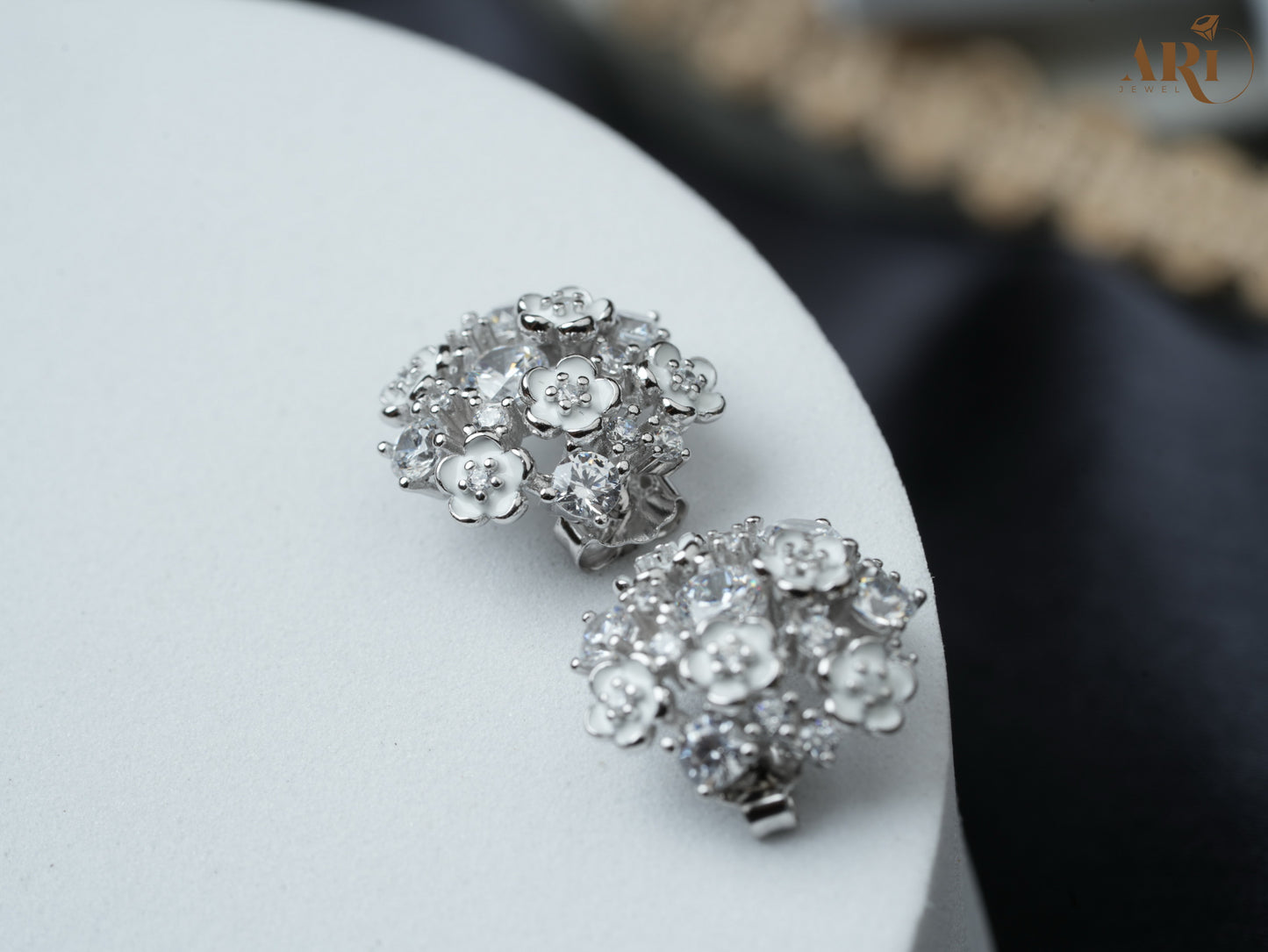Daimond Flower Sparkle Heavy Tops (Di38.4)