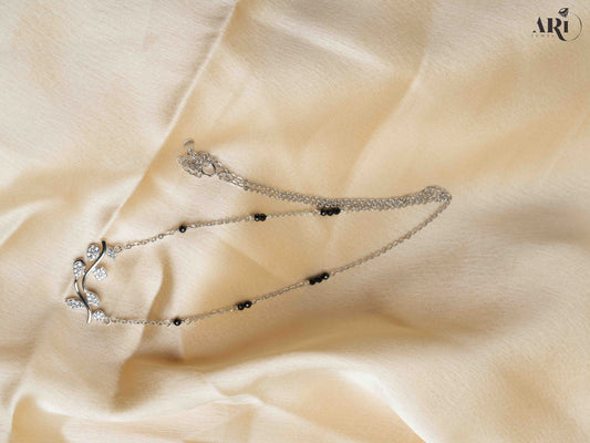 Wave Leaf Mangalsutra