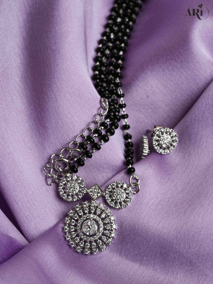 Cricle Diamond Mangalsutra