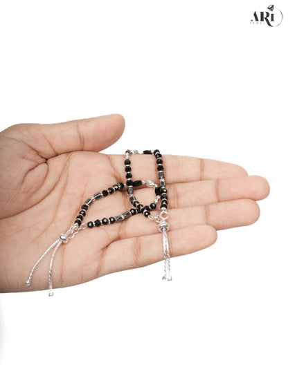 Baby Bracelet Black Beads