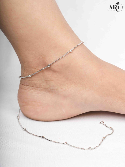 Plain Chain Anklets