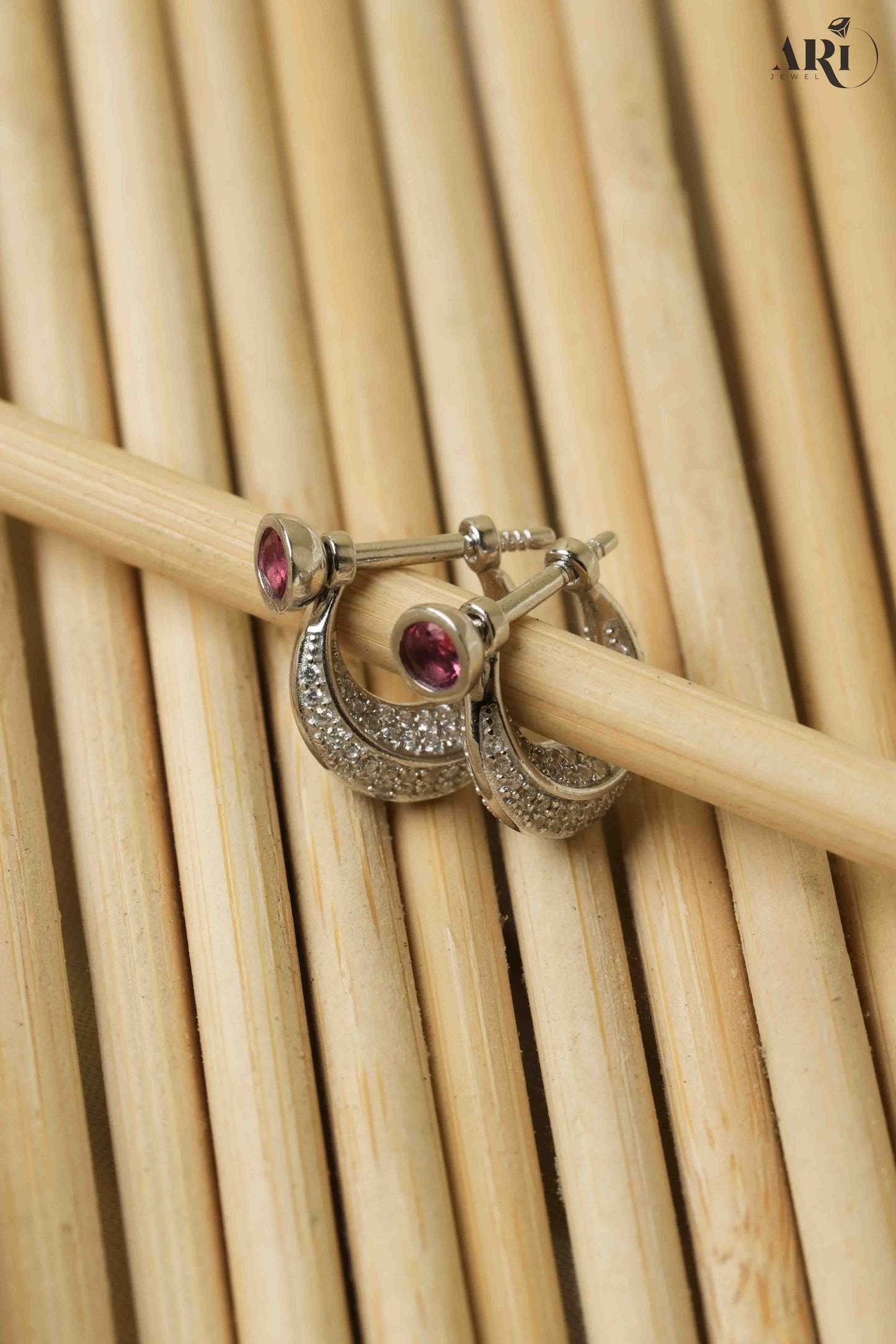 Unisex Red Single Stone Bali