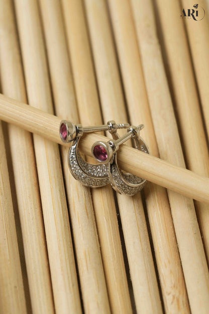 Unisex Red Single Stone Bali