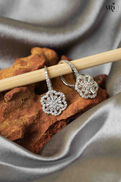 Outline Flower Diamond Tops