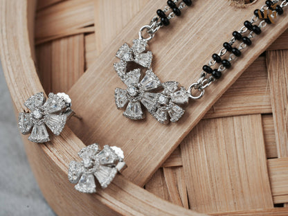 Trio Flower Mangalsutra