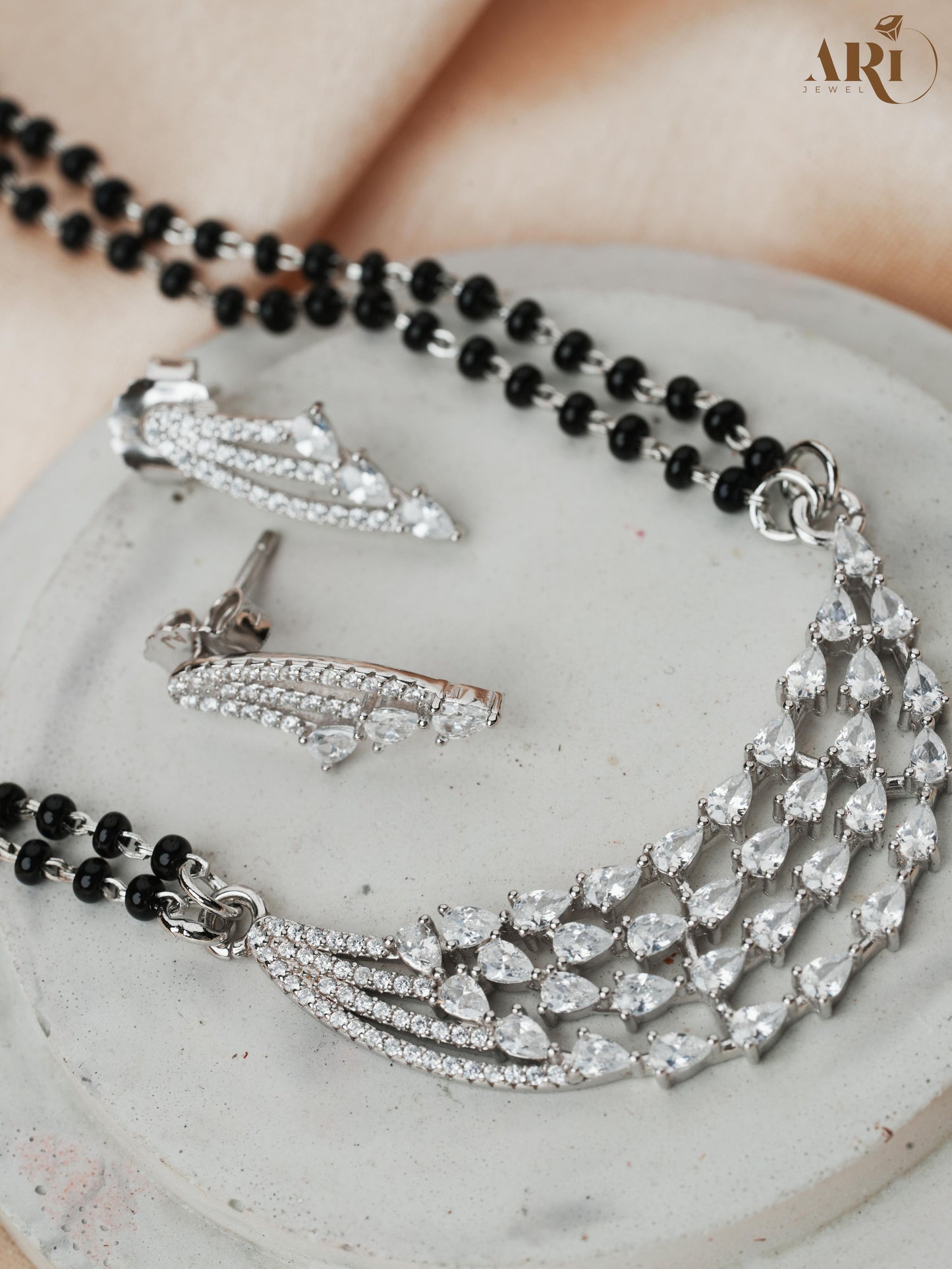 4 Layer Diamond Mangalsutra