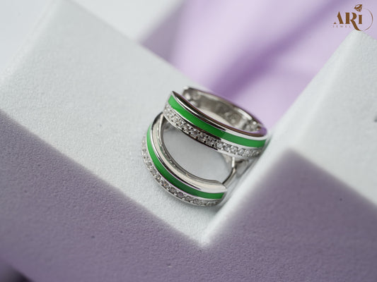 Silver  Green Anamal Bali (Di22)