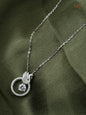 Disco Silver Chain Pendant (DI26)