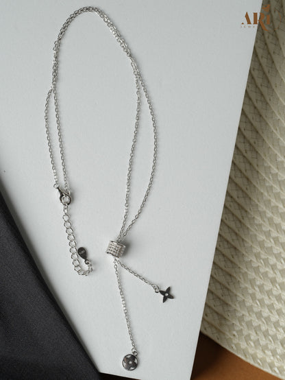 Hanging Silver Chain Pendant (DI35.8)