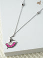 Silver Dancing Girl Chain Pendant (DI24)