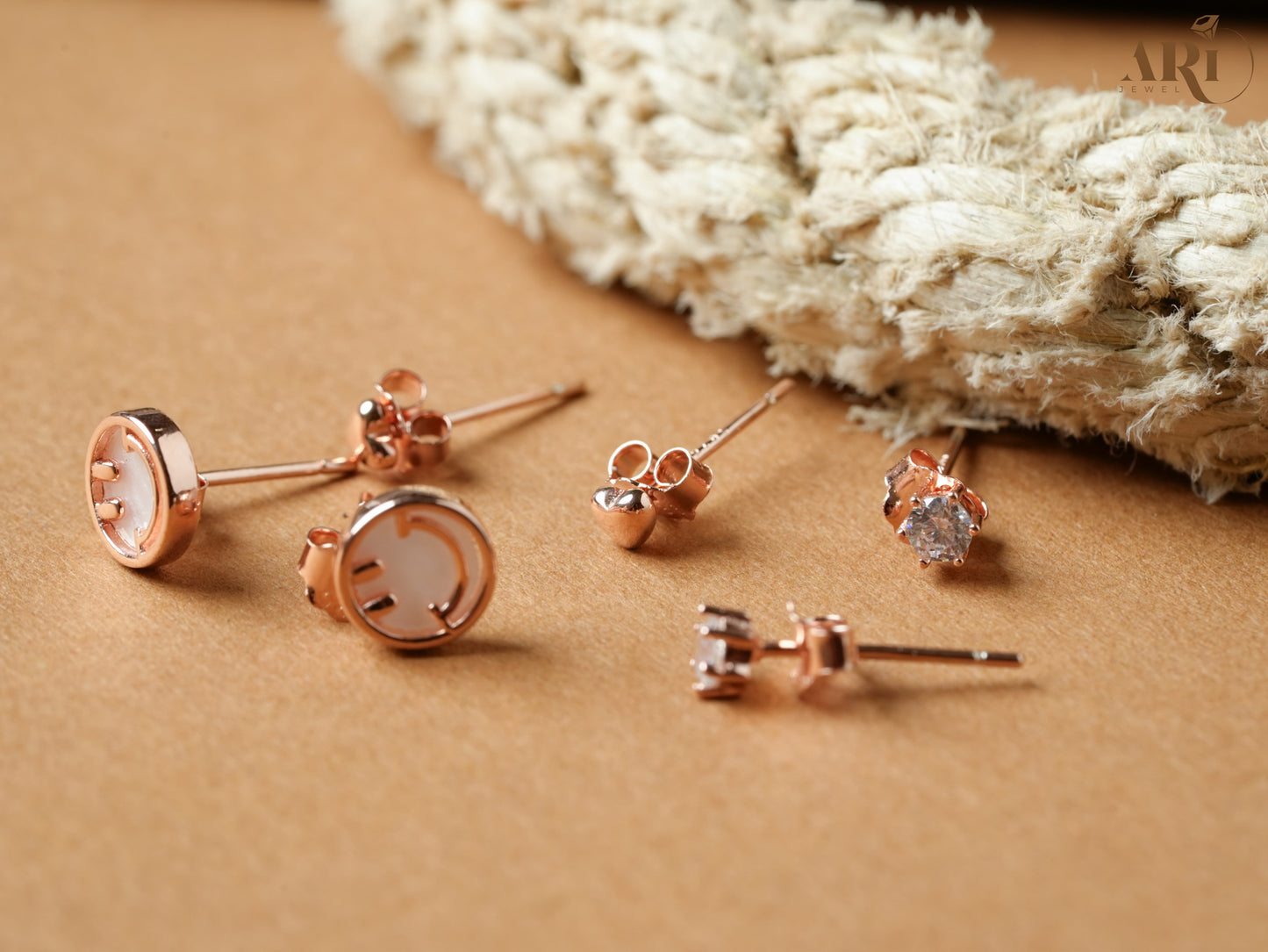 Piercings Rose gold Tops Sets (Di18)