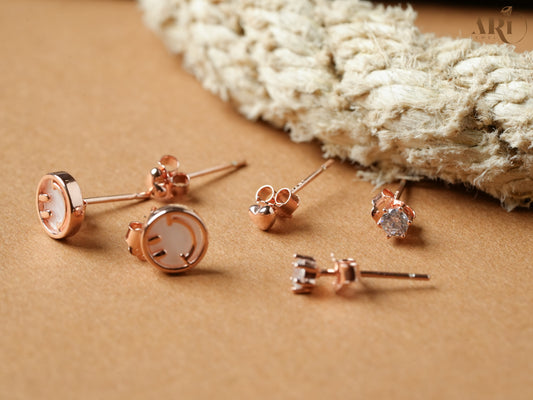 Piercings Rose gold Tops Sets (Di18)
