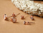 Piercings Rose gold Tops Sets (Di18)
